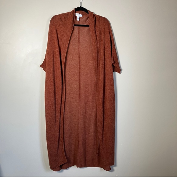 Addition Elle Sweaters - Addition Elle short sleeve Open Front Long Cardigan Size 3X